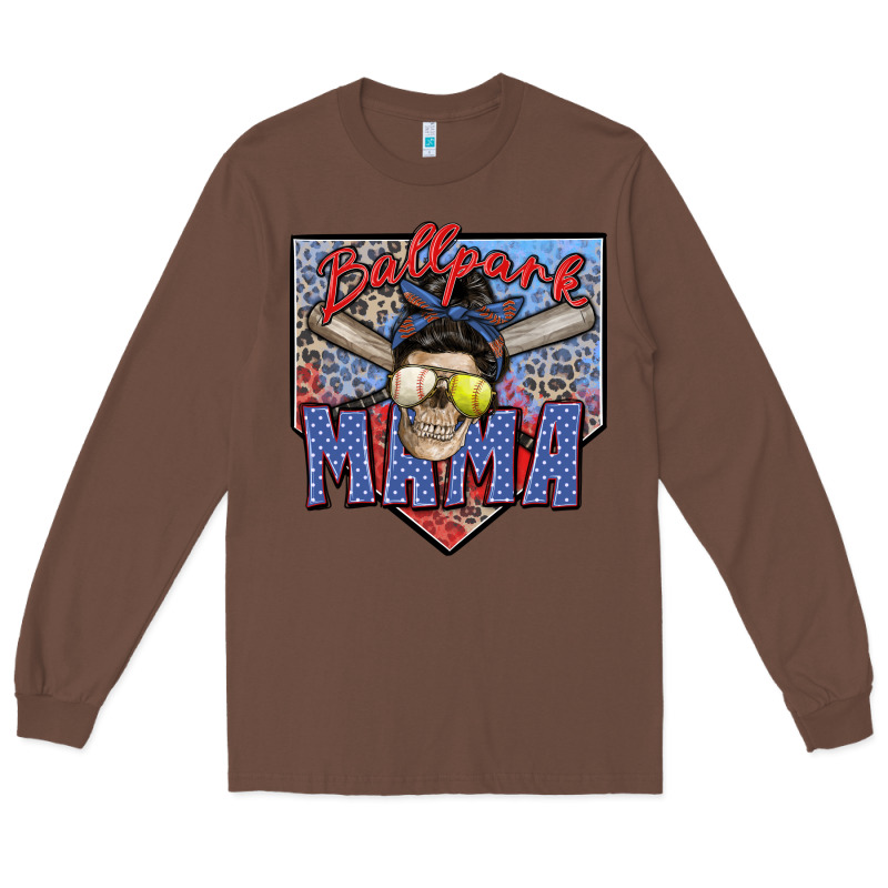 Ballpark Mama Long Sleeve Tee by Zillion Design Studio | Teevron