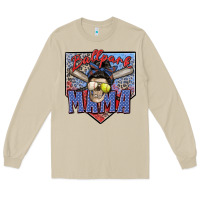 Mushroom ballpark mama Long Sleeve Tee - Zillion Design Studio