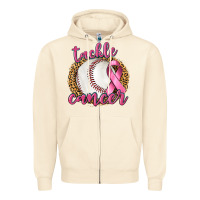 Sandshell Tackle Cancer Baseball Zipper Hoodie - texasbilliewilder