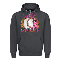 Smoke Tackle Cancer Baseball Zipper Hoodie - texasbilliewilder