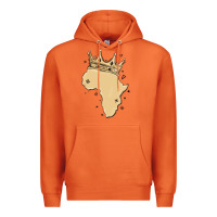 Carrot africa with crown Premium Hoodie - MaliasSmallBusiness
