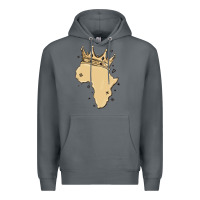 Rock africa with crown Premium Hoodie - MaliasSmallBusiness