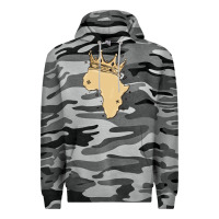 Slate Camo africa with crown Premium Hoodie - MaliasSmallBusiness