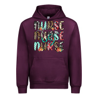 Mauve Wine nurse nurse nurse Urban Hoodie - NancyCooperArtShop