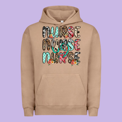 Nurse Nurse Nurse Urban Hoodie Designed By Nancycooperartshop