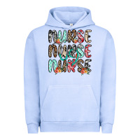 Pigment Grape Ice nurse nurse nurse Urban Hoodie - NancyCooperArtShop
