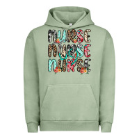Pigment Oil Green nurse nurse nurse Urban Hoodie - NancyCooperArtShop