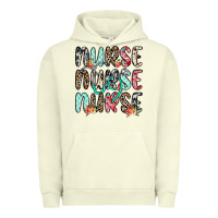 Pigment Pistachio nurse nurse nurse Urban Hoodie - NancyCooperArtShop