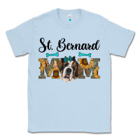 Dusty Blue western st. bernard mom Classic Tee - RanaPortraitStore