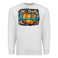 Oatmeal Heather Thankful Pumpkin Premium Sweatshirt - Artiststas