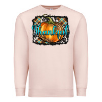 Pale Pink Thankful Pumpkin Premium Sweatshirt - Artiststas