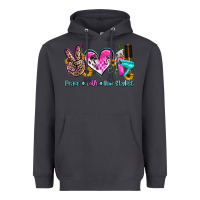 Smoke peace love hair stylist Heavyweight Hoodie - AdoDesignShop