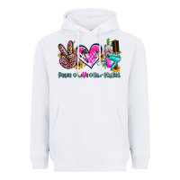 White peace love hair stylist Heavyweight Hoodie - AdoDesignShop
