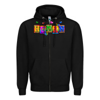 Black pride human Zipper Hoodie - Zillion Design Studio