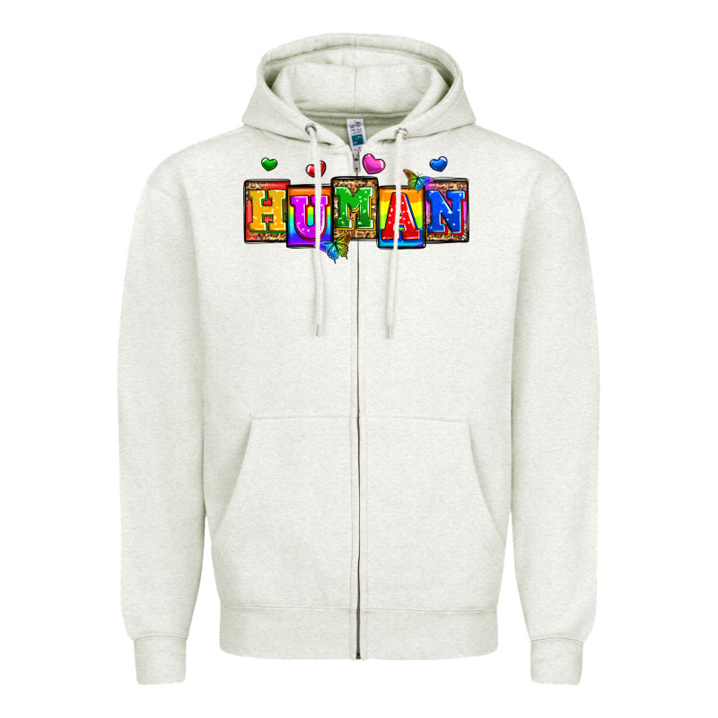 Pride Human Zipper Hoodie by Zillion Design Studio | Teevron
