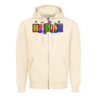 Sandshell pride human Zipper Hoodie - Zillion Design Studio