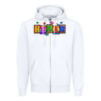 White pride human Zipper Hoodie - Zillion Design Studio