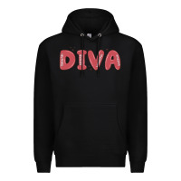 Black diva Premium Hoodie - MaliasSmallBusiness