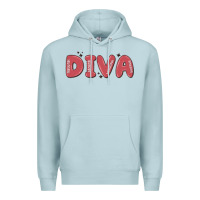 Blue Mist diva Premium Hoodie - MaliasSmallBusiness
