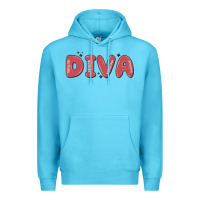 Ocean Blue diva Premium Hoodie - MaliasSmallBusiness