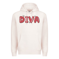 Pale Pink diva Premium Hoodie - MaliasSmallBusiness