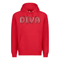 Red diva Premium Hoodie - MaliasSmallBusiness