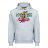 Heather Grey mother hustler lightning bolt Urban Hoodie - NancyCooperArtShop