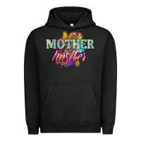 Pigment Black mother hustler lightning bolt Urban Hoodie - NancyCooperArtShop