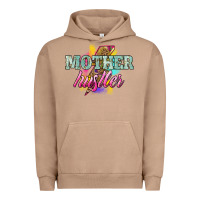 Pigment Burro mother hustler lightning bolt Urban Hoodie - NancyCooperArtShop