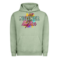 Pigment Oil Green mother hustler lightning bolt Urban Hoodie - NancyCooperArtShop