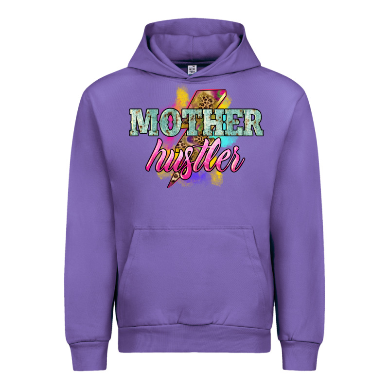 Mother Hustler Lightning Bolt Urban Hoodie by NancyCooperArtShop | Teevron