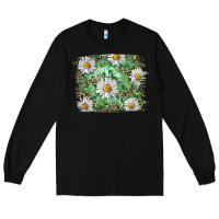 Black Daisy leopard Long Sleeve Tee - RanaPortraitStore