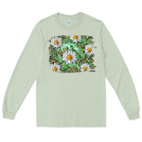 Matcha Daisy leopard Long Sleeve Tee - RanaPortraitStore