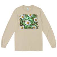 Mushroom Daisy leopard Long Sleeve Tee - RanaPortraitStore