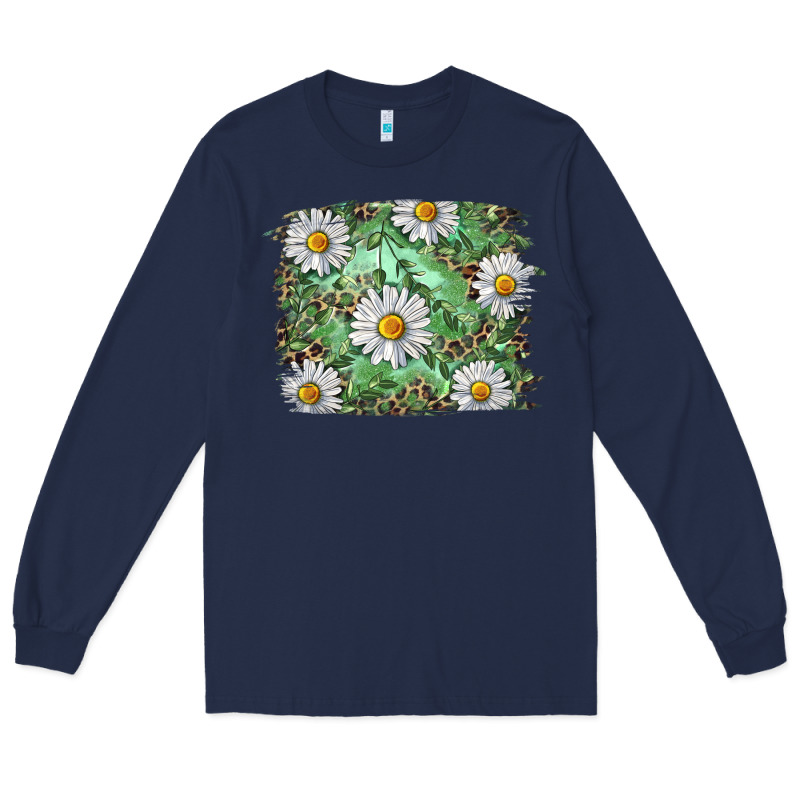 Daisy Leopard Long Sleeve Tee by RanaPortraitStore | Teevron