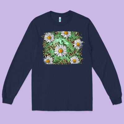 Long Sleeve Tee Daisy leopard