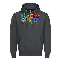 Smoke peace love understand Zipper Hoodie - Zillion Design Studio