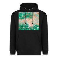 Black green glitter Heavyweight Hoodie - JahusDesignShop