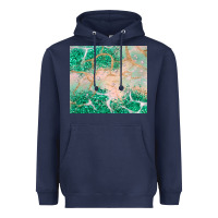 Navy green glitter Heavyweight Hoodie - JahusDesignShop