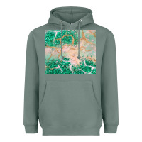 Sage green glitter Heavyweight Hoodie - JahusDesignShop