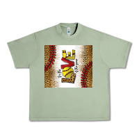 Oil Green for the love of the game softball Urban Heavy Tee - chombo