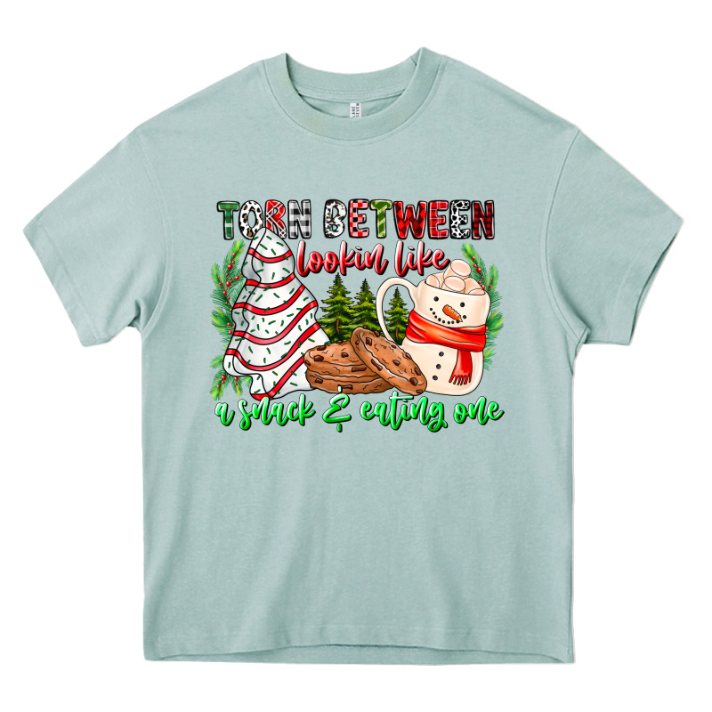 Torn Between Looking Like A Snack Eating One Heavy Core Tee by CowhideDigitalArt | Teevron