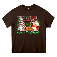 Chocolate Brown Torn Between Looking Like A Snack Eating One Heavy Core Tee - CowhideDigitalArt