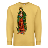 Antique Gold christmas our lady of guadalupe Premium Sweatshirt - JahusDesignShop