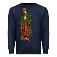Navy christmas our lady of guadalupe Premium Sweatshirt - JahusDesignShop