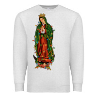 Oatmeal Heather christmas our lady of guadalupe Premium Sweatshirt - JahusDesignShop