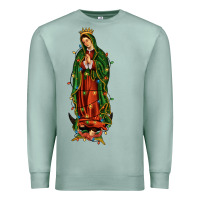 Seafoam christmas our lady of guadalupe Premium Sweatshirt - JahusDesignShop