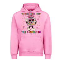 Fuchsia Pink the party don t start til i drop in Urban Hoodie - MaliasSmallBusiness