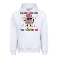 White the party don t start til i drop in Urban Hoodie - MaliasSmallBusiness