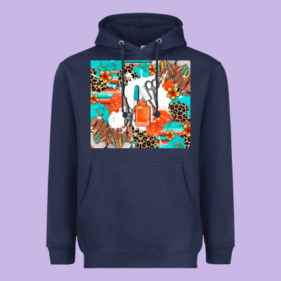 Nail Artist Heavyweight Hoodie Designed By Adodesignshop